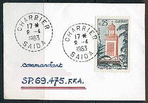 Lettre Commandant Schmitt 17- Charrier- Saida